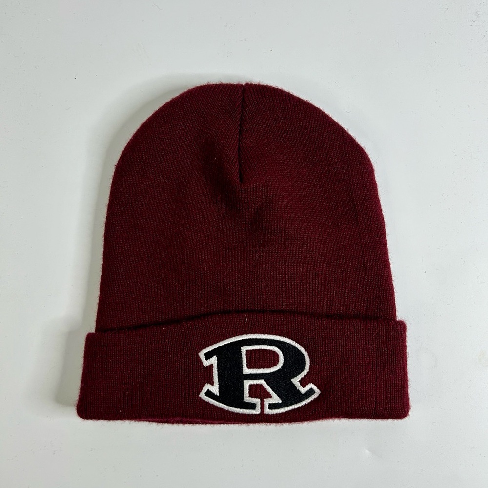 Youth LogoFit University of Redlands North Pole Cuff Beanie Hat Maroon.